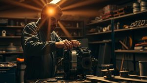 Conserto de bomba de agua